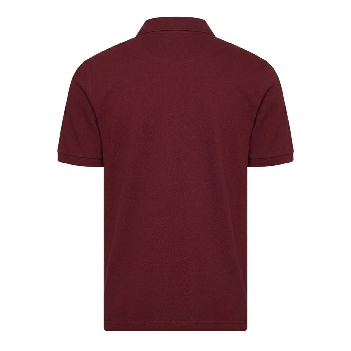 Wine Red - Back - Gant Mens Embroidered Logo Polo Shirt