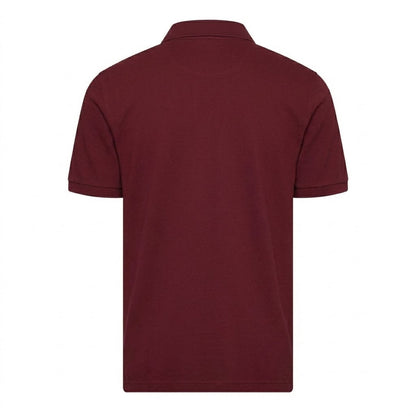 Wine Red - Back - Gant Mens Embroidered Logo Polo Shirt