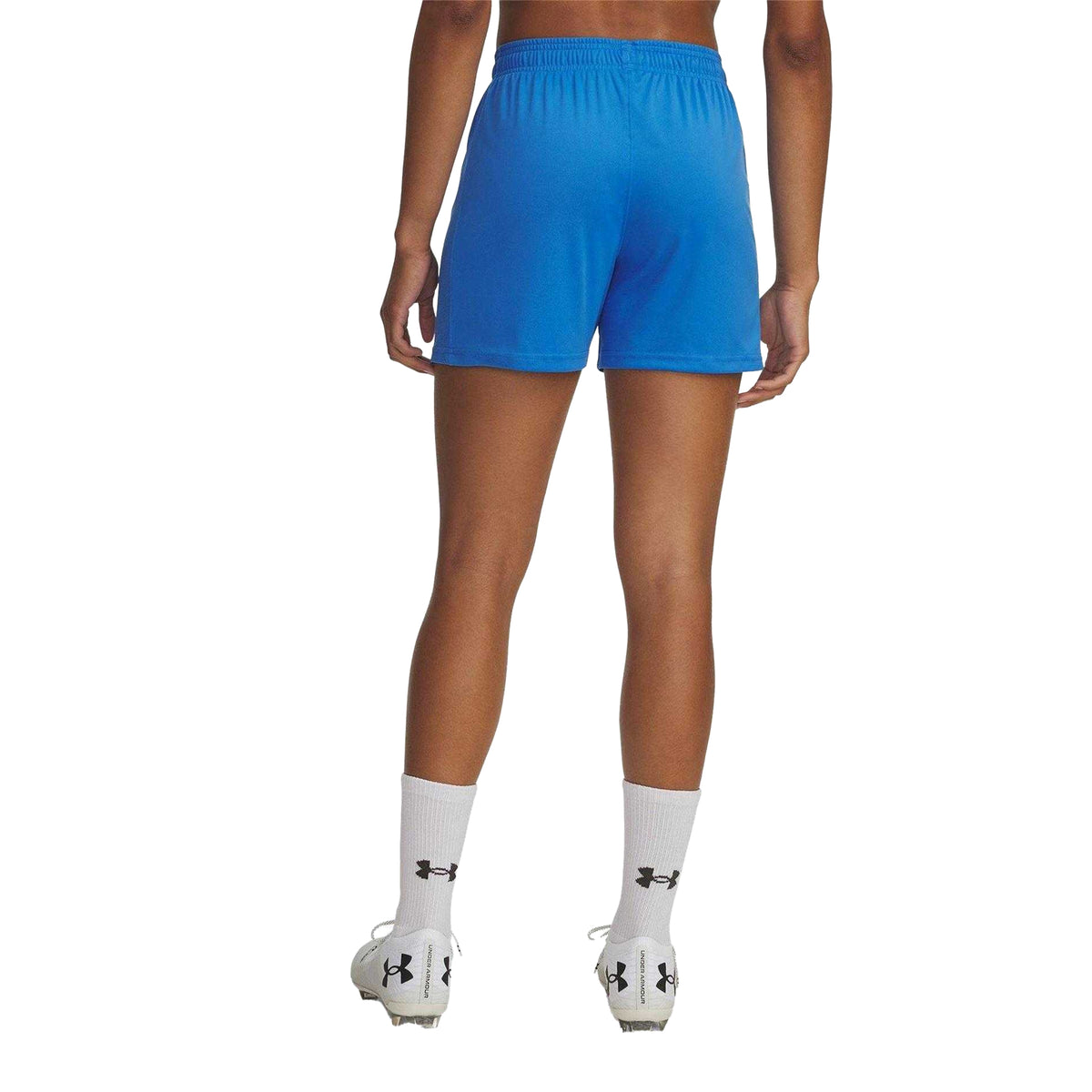 Blue - Back - Under Armour Womens-Ladies Football Shorts