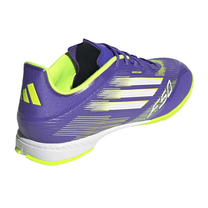 Purple Rush - Back - Adidas Mens Flat Indoor Football Shoes