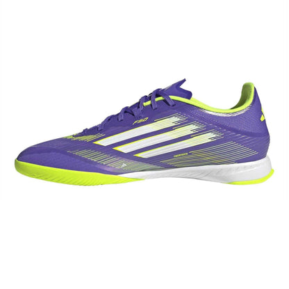 Purple Rush - Side - Adidas Mens Flat Indoor Football Shoes