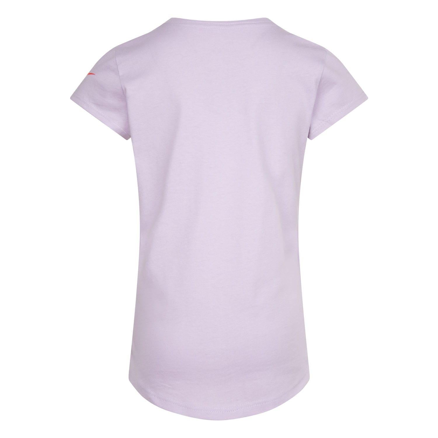Purple - Back - Nike Girls Summer Daze Pill Swoosh T-Shirt