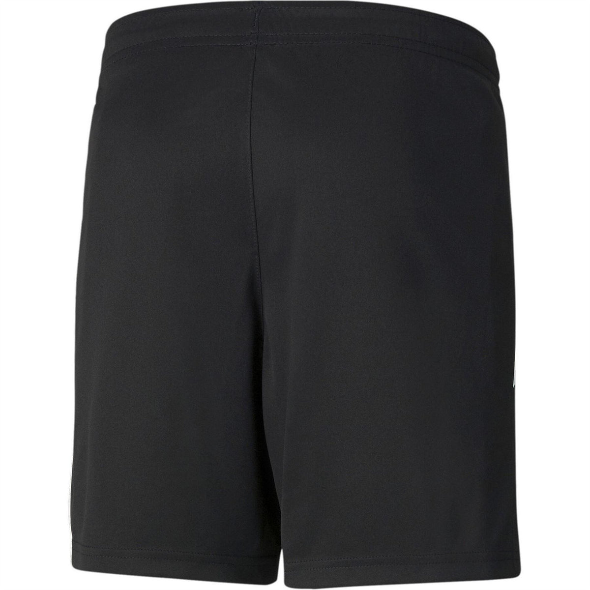 Black-White - Back - Puma Childrens-Kids Team Liga Training Football Shorts
