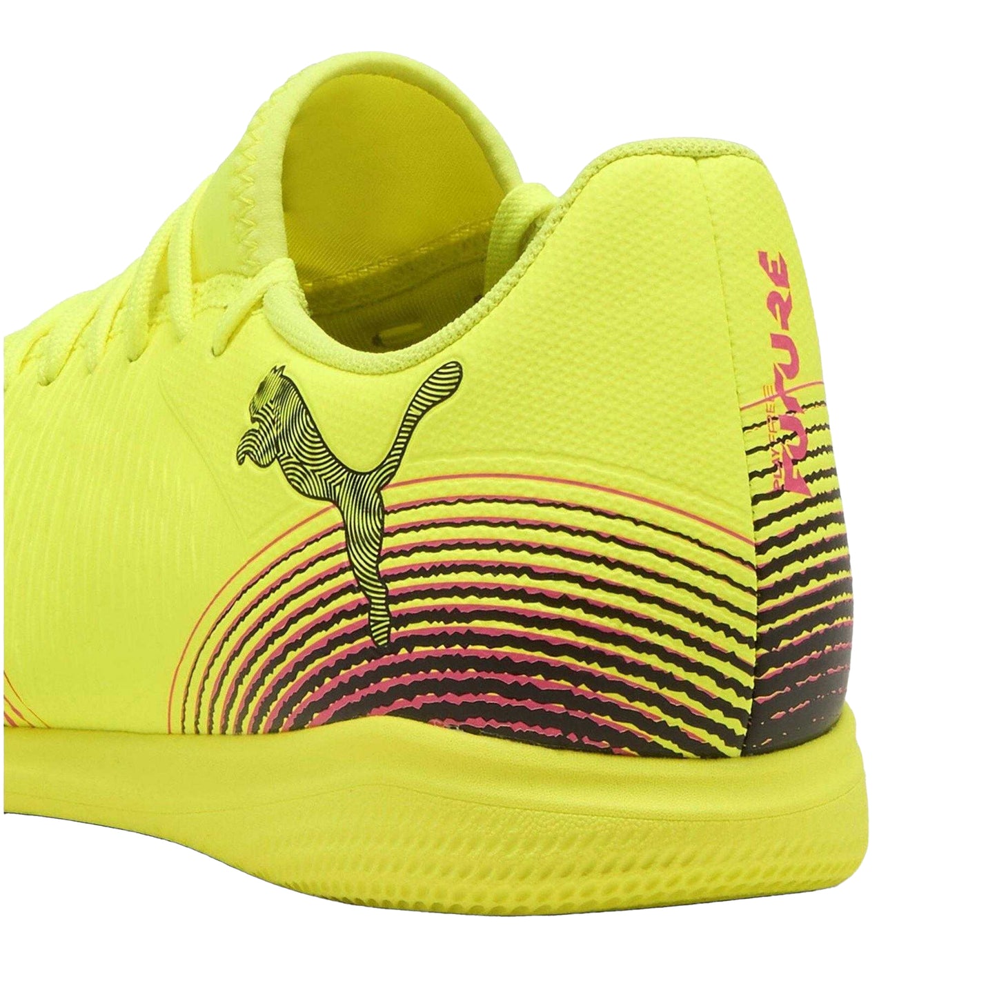 Yellow - Back - Puma Unisex Adult Future 8 Play It Indoor Football Shoes