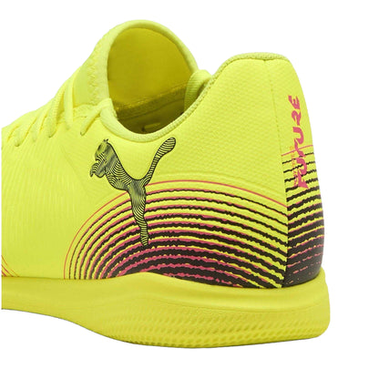 Yellow - Back - Puma Unisex Adult Future 8 Play It Indoor Football Shoes