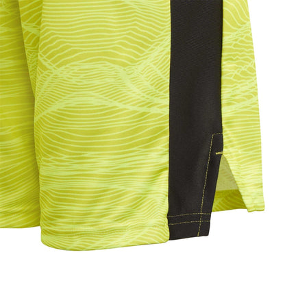 Acid Yellow - Pack Shot - Adidas Childrens-Kids Con Football Goalkeeper Shorts