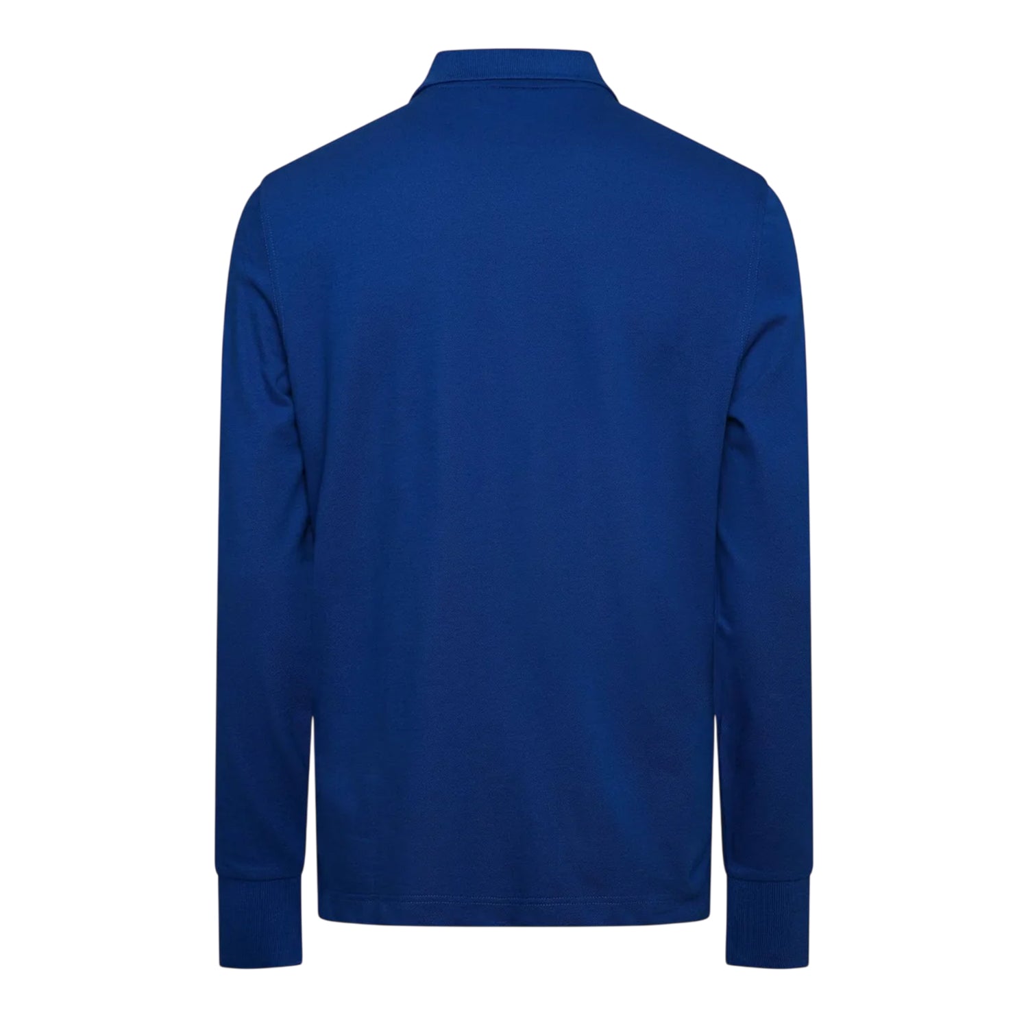 College Navy - Back - Gant Mens Embroidered Logo Long-Sleeved Polo Shirt