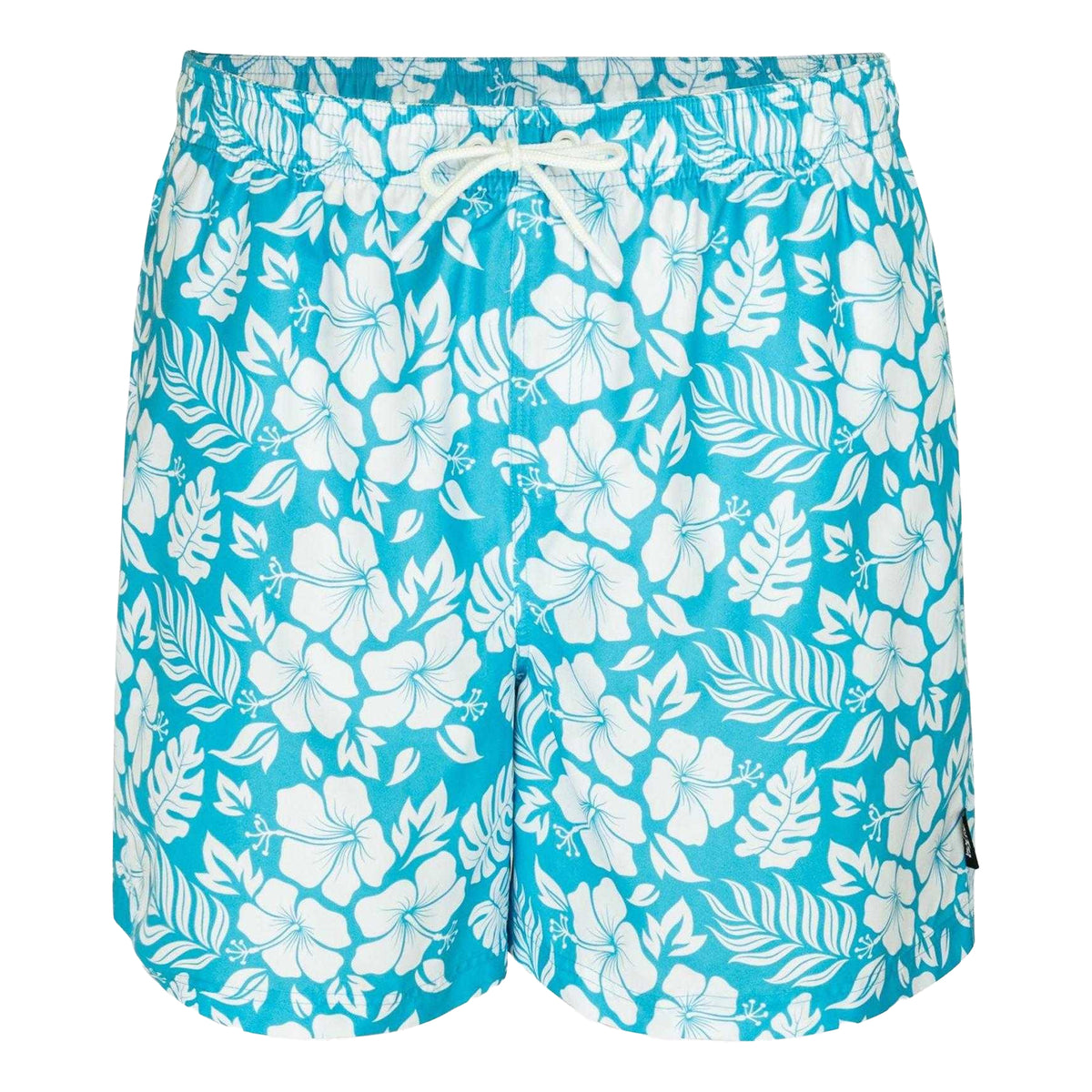 Blue - Front - Hot Tuna Mens Floral Swim Shorts