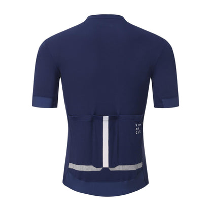 Blue - Back - Pinnacle Mens Race Logo Cycling Jersey