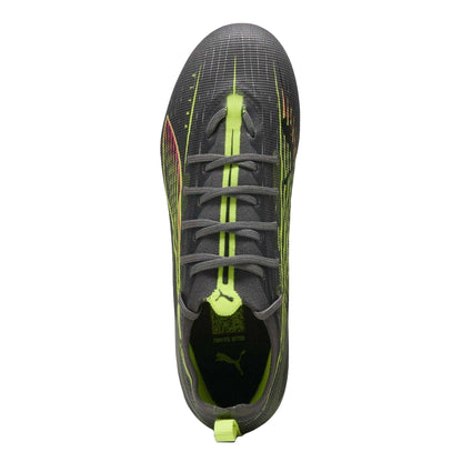 Silver - Side - Puma Childrens-Kids Ultra 5 Pro Firm Ground Football Boots