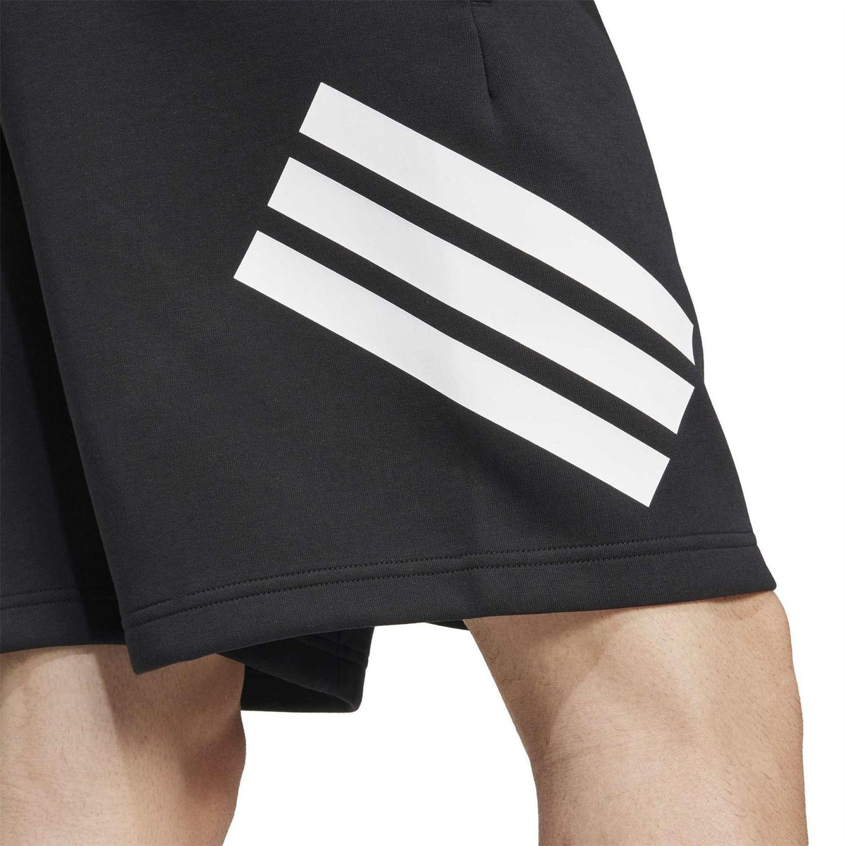 Black - Lifestyle - Adidas Mens 3 Stripes Casual Shorts