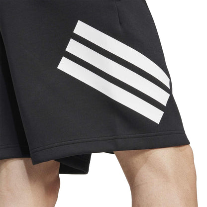 Black - Lifestyle - Adidas Mens 3 Stripes Casual Shorts