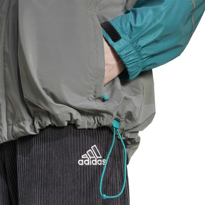 Heritage-Green - Lifestyle - Adidas Mens Equipment Windproof Windbreaker