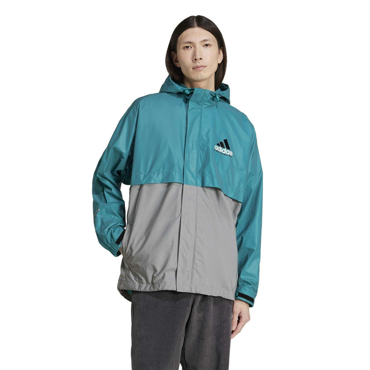 Heritage-Green - Pack Shot - Adidas Mens Equipment Windproof Windbreaker
