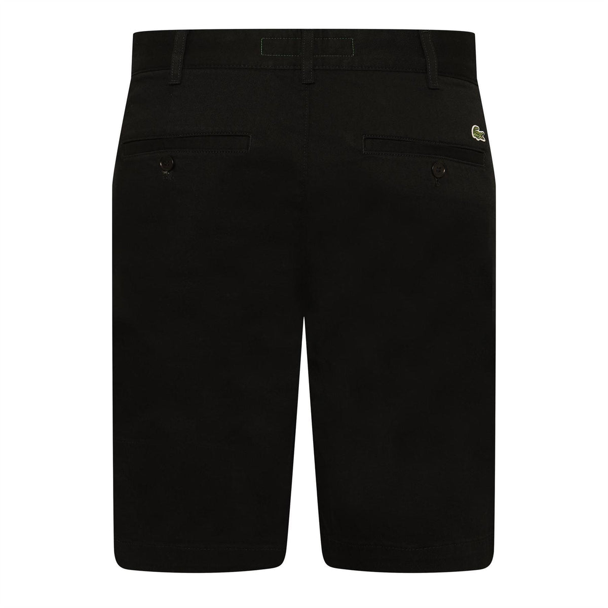 Black - Back - Lacoste Mens Chino Shorts