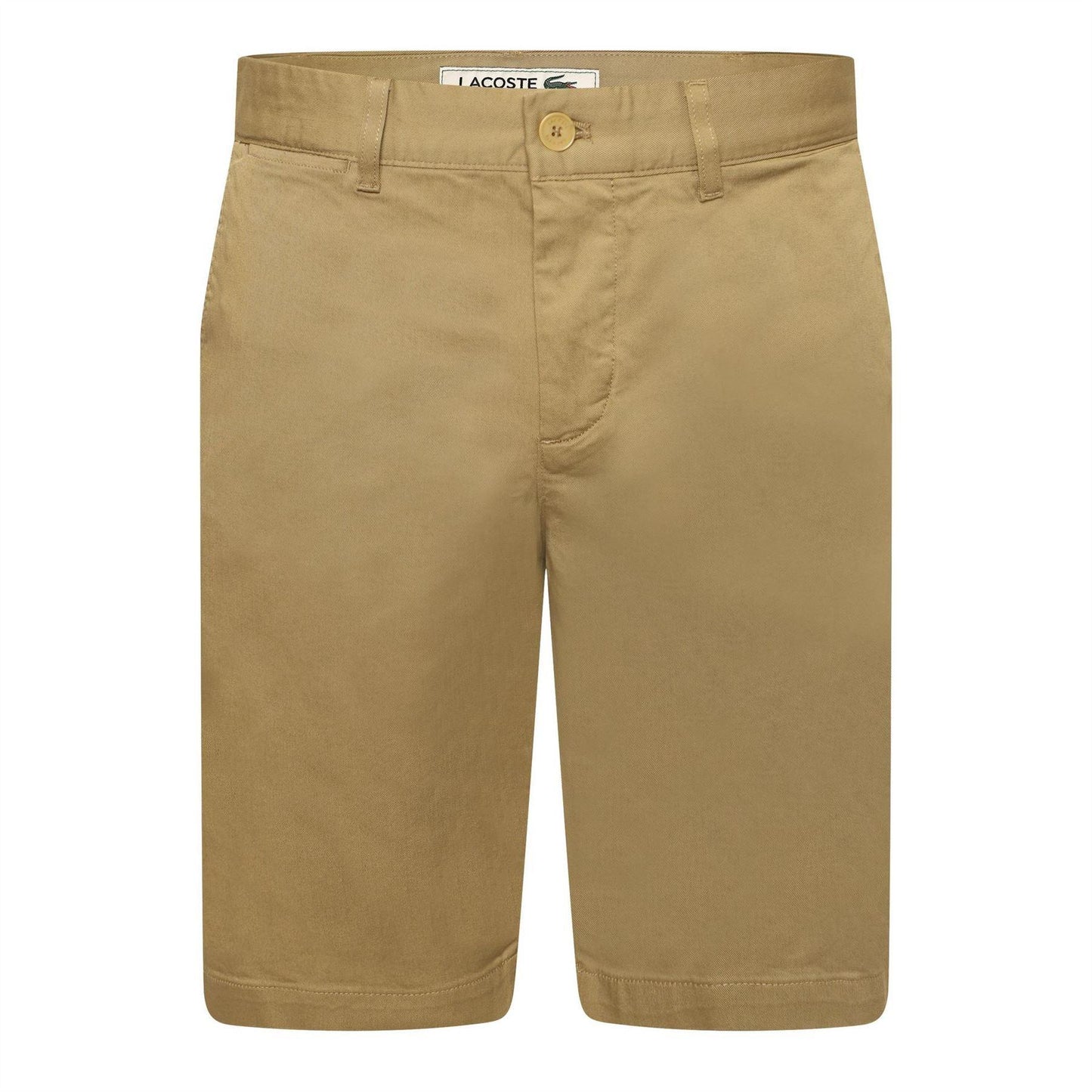 Brown - Front - Lacoste Mens Chino Shorts