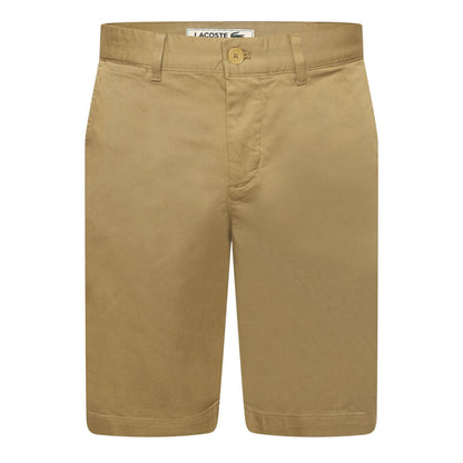 Brown - Front - Lacoste Mens Chino Shorts