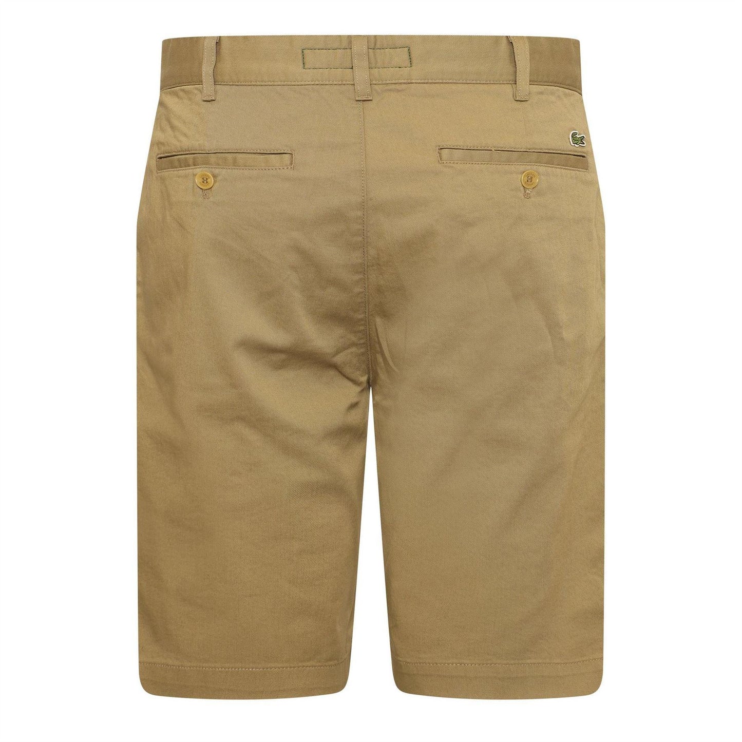 Brown - Back - Lacoste Mens Chino Shorts