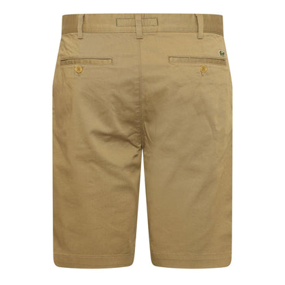 Brown - Back - Lacoste Mens Chino Shorts