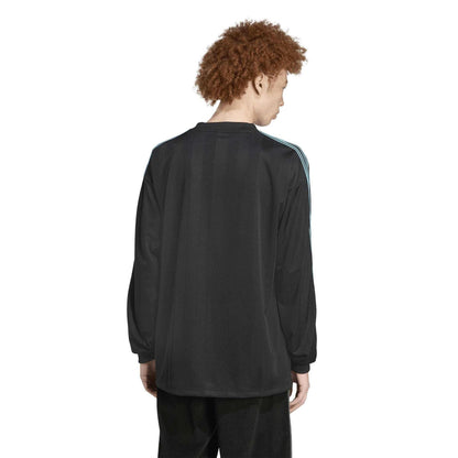 Black - Back - Adidas Mens 3 Stripes Logo Regular Jacket