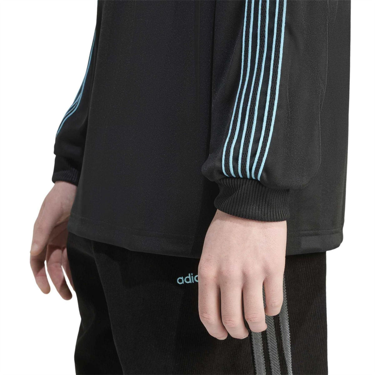 Black - Lifestyle - Adidas Mens 3 Stripes Logo Regular Jacket