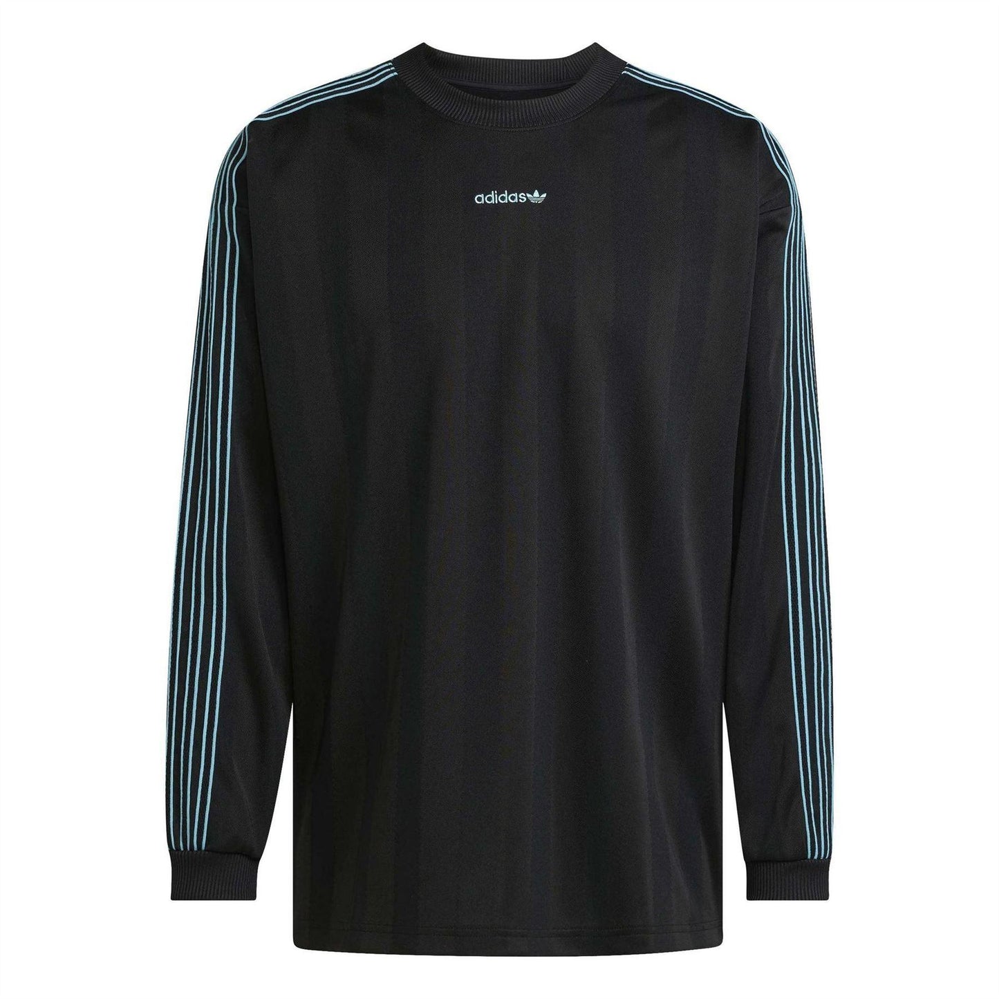 Black - Front - Adidas Mens 3 Stripes Logo Regular Jacket