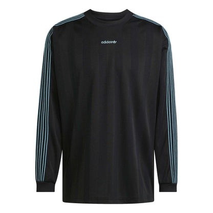 Black - Front - Adidas Mens 3 Stripes Logo Regular Jacket