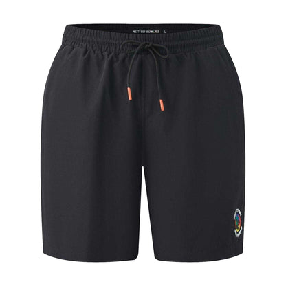 Black - Front - Pretty Boy Ugly World Mens Swim Shorts