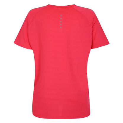 Neon Pink - Back - Dare 2B Womens-Ladies Gravitate Workout T-Shirt