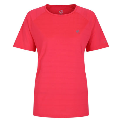 Neon Pink - Front - Dare 2B Womens-Ladies Gravitate Workout T-Shirt