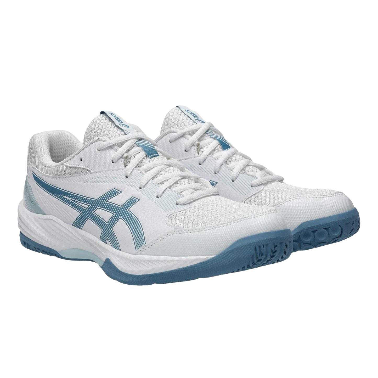 White - Pack Shot - Asics Mens Gel Task Cushioned Handball Trainers