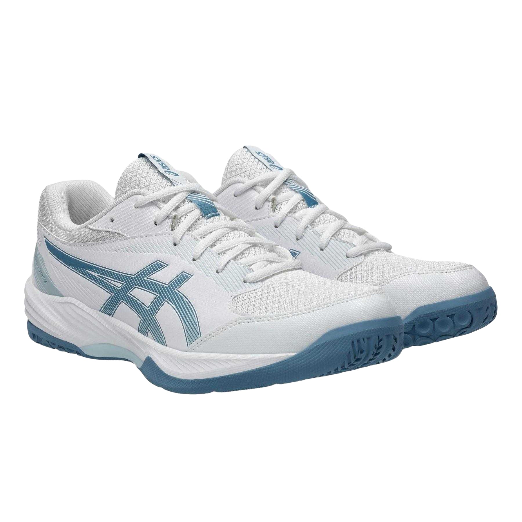 White - Pack Shot - Asics Mens Gel Task Cushioned Handball Trainers