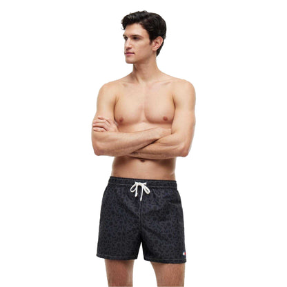 Black - Lifestyle - Tommy Hilfiger Mens Printed Swim Shorts