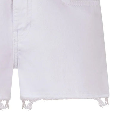 Raw - Lifestyle - Diesel Womens-Ladies De-Rifty-Out Calzoncini Denim Distressed Shorts