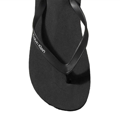 Triple Black - Lifestyle - Calvin Klein Mens Logo Flip Flops