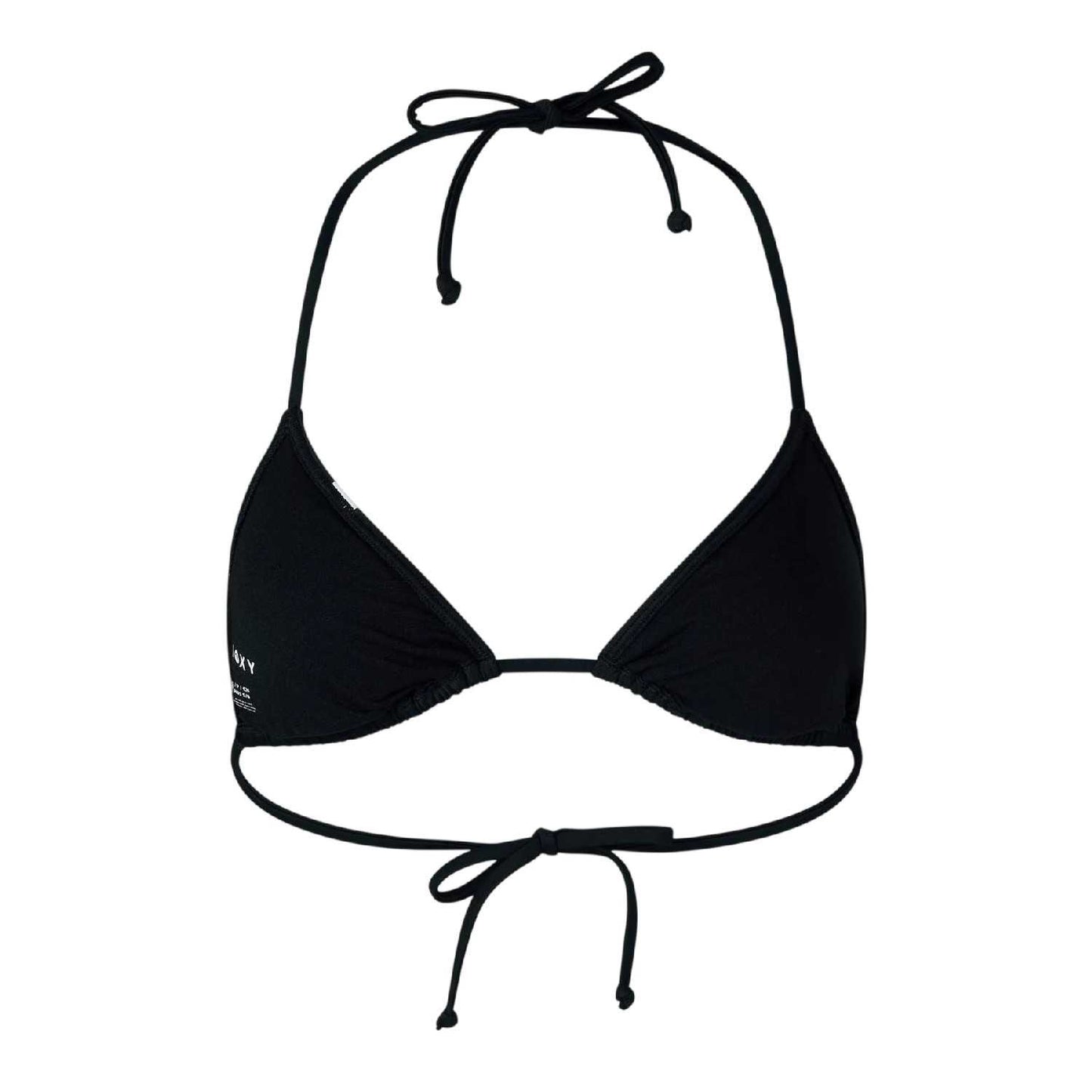 Black - Back - Roxy Womens-Ladies Triangle Cups Bikini Top