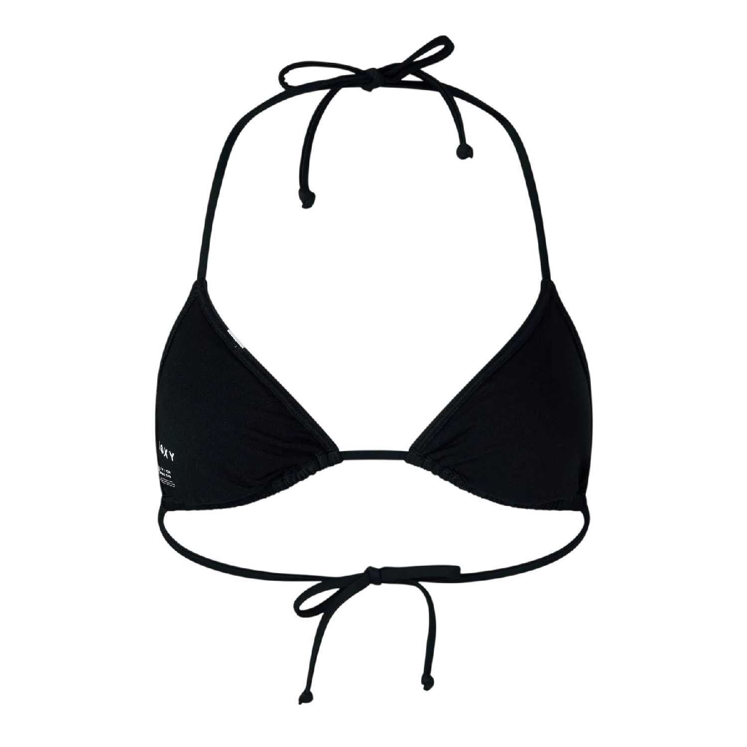Black - Back - Roxy Womens-Ladies Triangle Cups Bikini Top