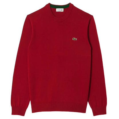 Orange - Front - Lacoste Mens Monochrome Cotton Crew Neck Sweatshirt