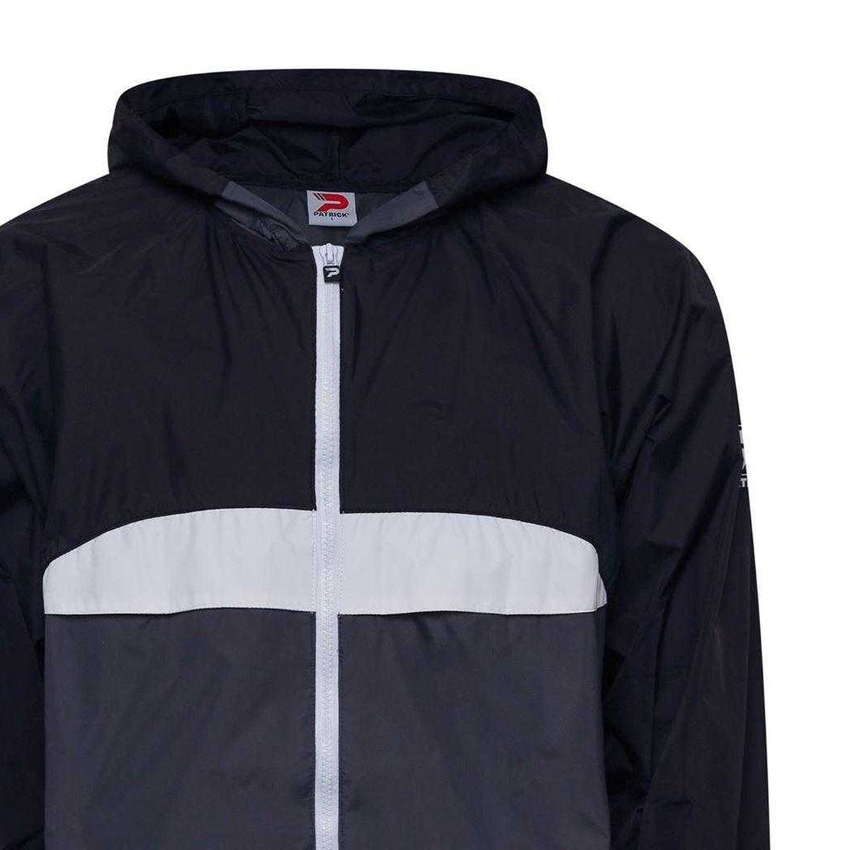 Black - Side - Patrick Mens Classic Hooded Cagoule