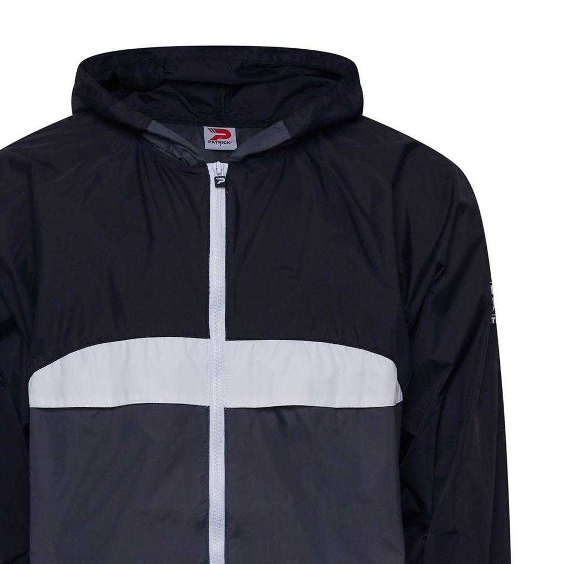 Black - Side - Patrick Mens Classic Hooded Cagoule