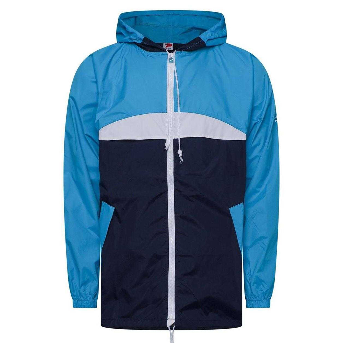 Blue - Front - Patrick Mens Classic Hooded Cagoule