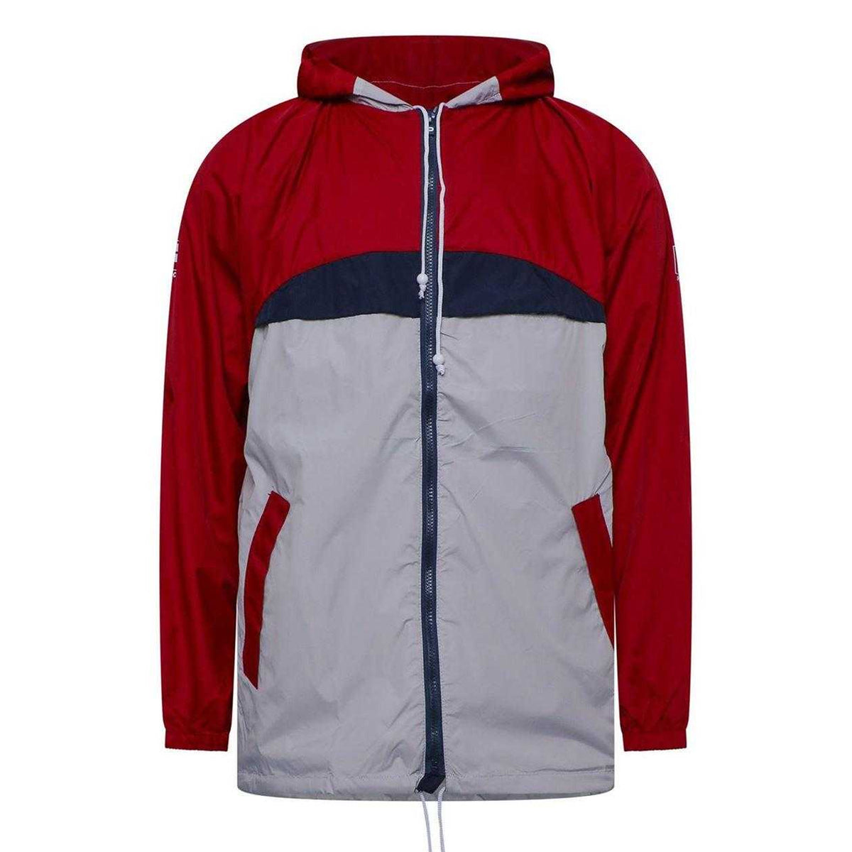 Red - Front - Patrick Mens Classic Hooded Cagoule