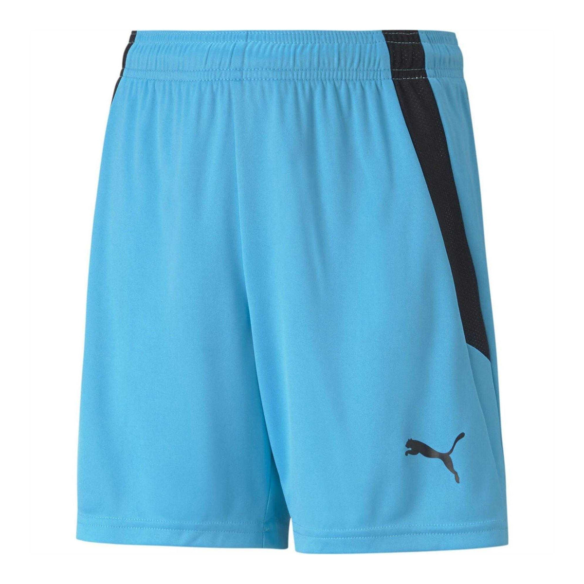 Blue Atoll-Black - Front - Puma Childrens-Kids Team Liga Football Shorts