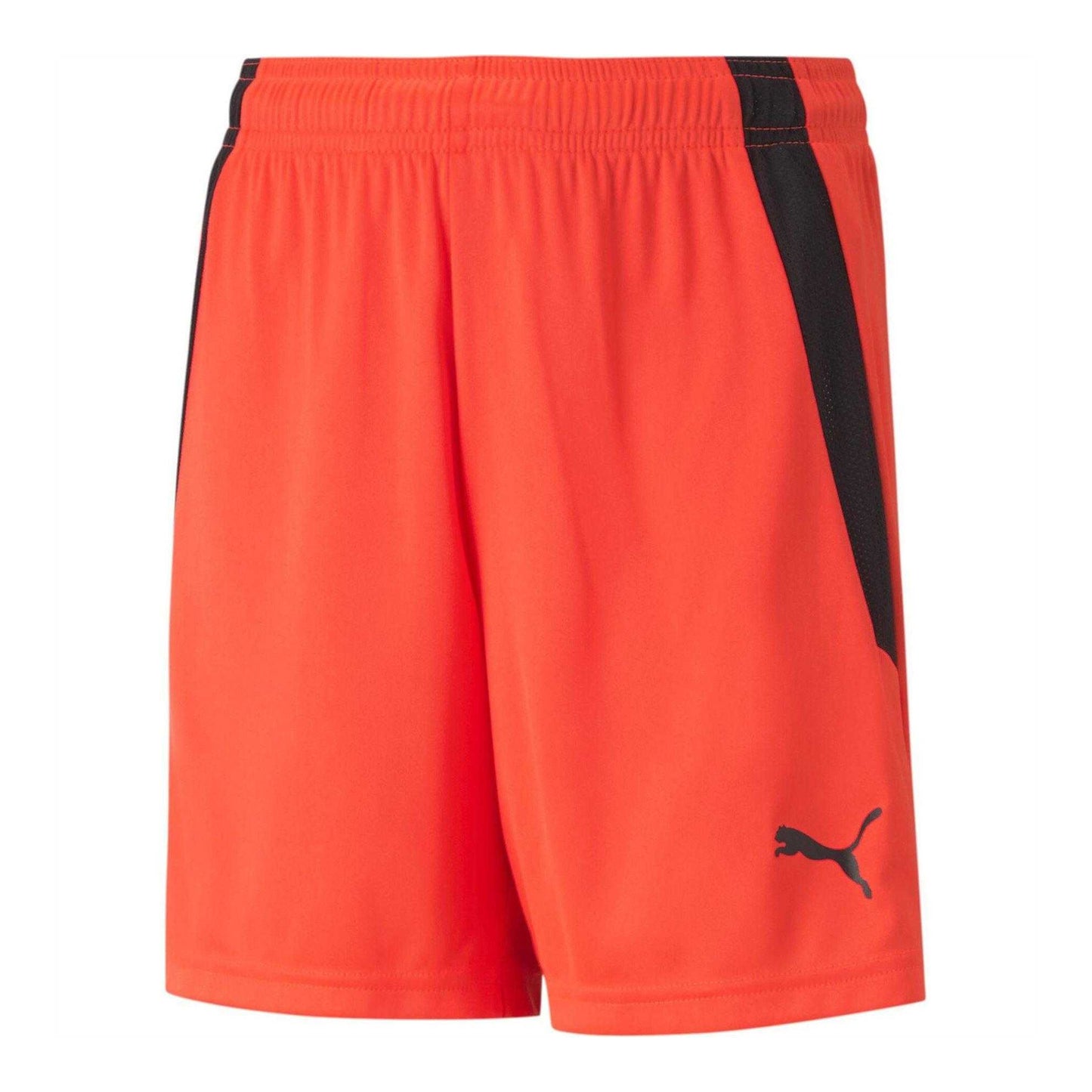 Classic Red-Black - Front - Puma Childrens-Kids Team Liga Football Shorts