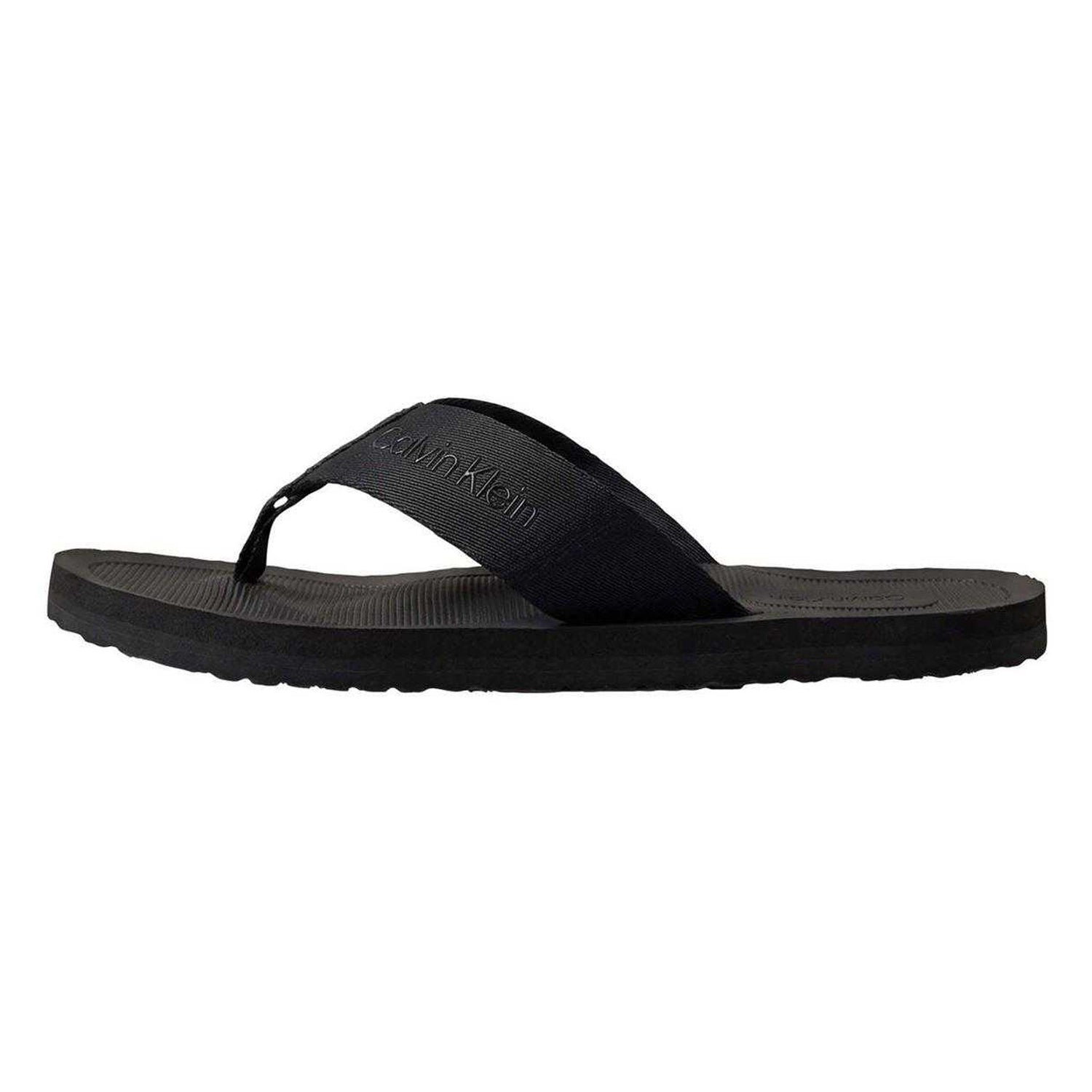 Triple Black - Back - Calvin Klein Mens Flip Flops