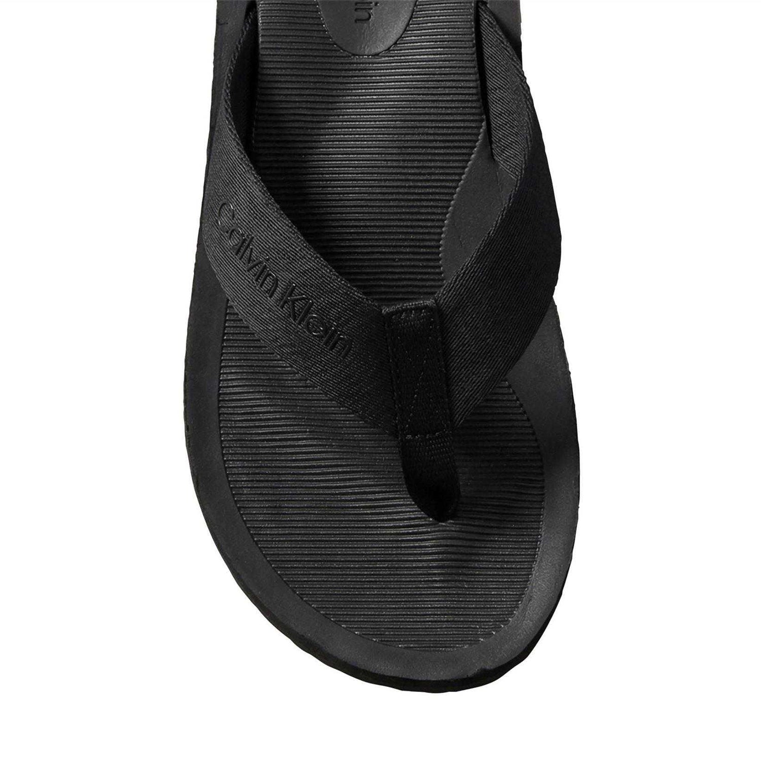Triple Black - Pack Shot - Calvin Klein Mens Flip Flops