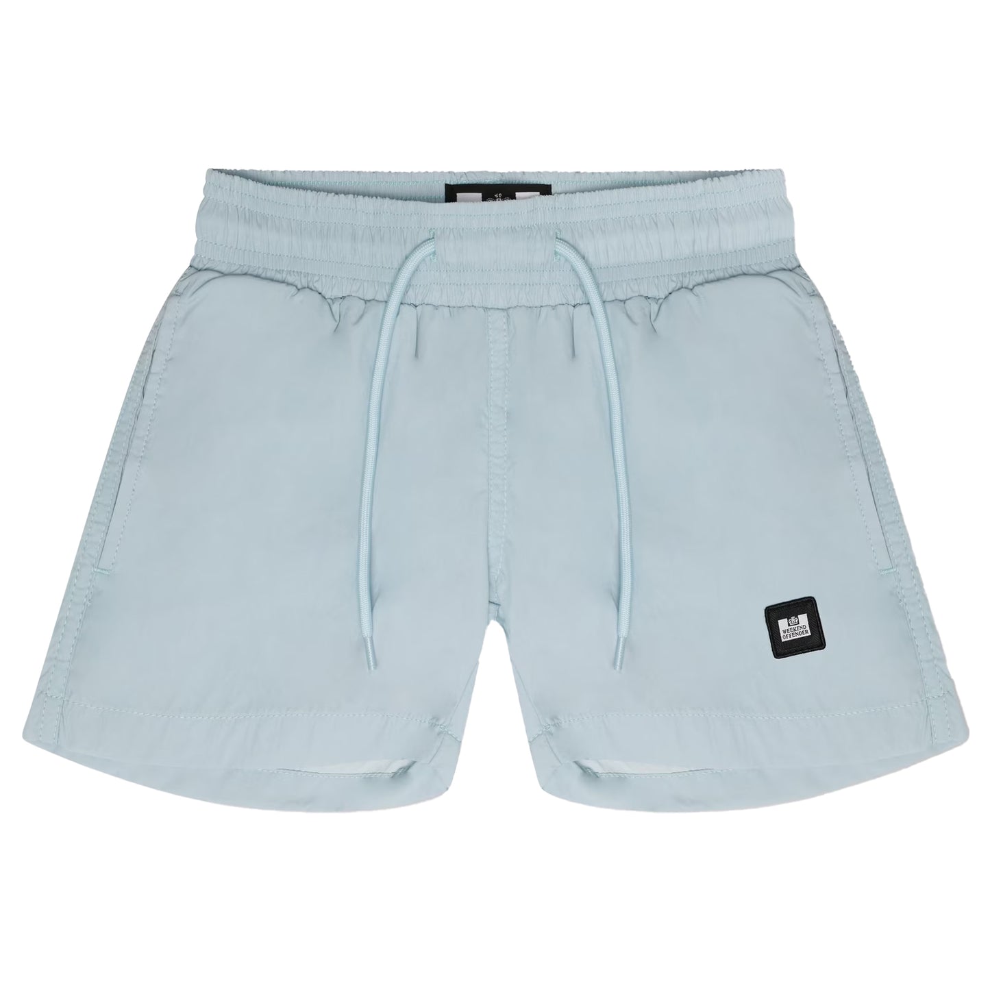 Cloud - Front - Weekend Offender Boys Badge Swim Shorts