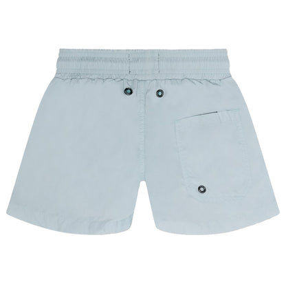 Cloud - Back - Weekend Offender Boys Badge Swim Shorts