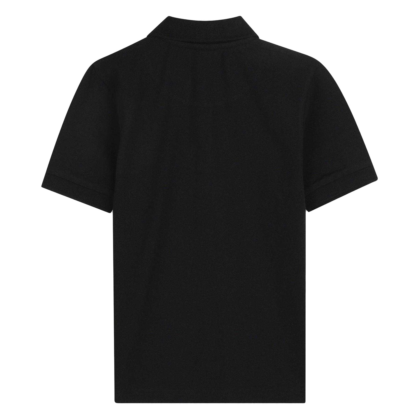 Black - Back - Hugo Childrens-Kids Logo Short-Sleeved Polo Shirt