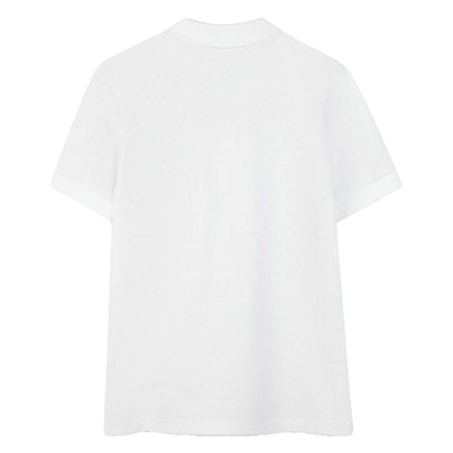White - Back - Hugo Childrens-Kids Logo Short-Sleeved Polo Shirt